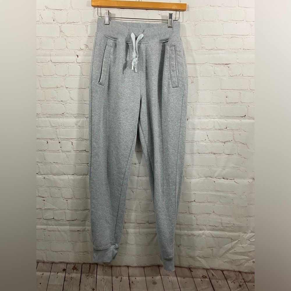 South Pole Womens XS Gray High Rise Fleece Jogging Lounge Pants